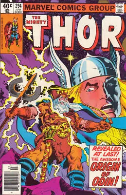 Buy Thor #294 (Newsstand) VG; Marvel | Low Grade - Origin Of Odin - We Combine Shipp • 3.16£