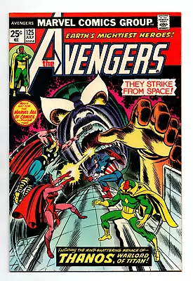 Buy Avengers #125 - Thanos -Captain America - Iron Man - Black Panther - 1974 - F/VF • 19.98£