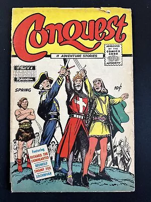 Buy Conquest #1 Famous Funnies Golden Age Comic 1955 Complete Fair/Good • 19.91£