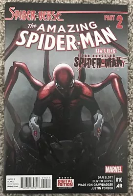 Buy Amazing Spider-Man 10 1st Spider Punk Spider Verse Key, Ships Gemini Mailer • 43.97£