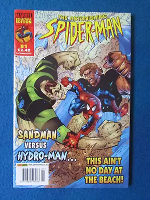 Buy The Astonishing Spider-Man Marvel Comic Issue 81 January 2002 SANDMAN HYDRO-MAN • 7.99£