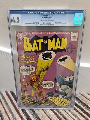 Buy Batman #135 CGC 4.5 First Full Page Advert Of Justice League Of America #1 • 150£