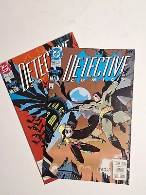 Buy DETECTIVE COMICS Comic Book Lot #648 & #651- 1992 DC Comics • 7.10£