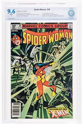 Buy Spider-Woman #38 CBCS 9.6 NEWSSTAND Marvel, 1981 Chris Claremont Story X-Men Cgc • 118.43£
