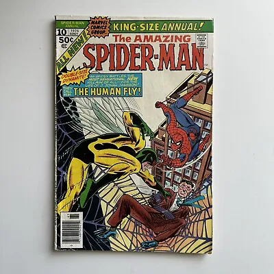 Buy Marvel Comics Amazing Spider-Man Annual # 10 Key 1st Human Fly 1976 • 5.52£
