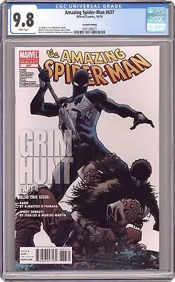 Buy Amazing Spider-Man #637C Lark Variant 2nd Printing CGC 9.8 2010 4391288021 • 263.84£