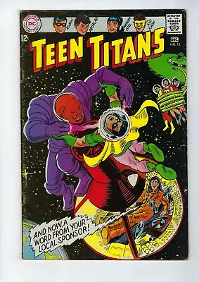 Buy Teen Titans # 12 (dc Comics, Large Trouble In Space-ville - Dec 1967), Fn • 9.95£