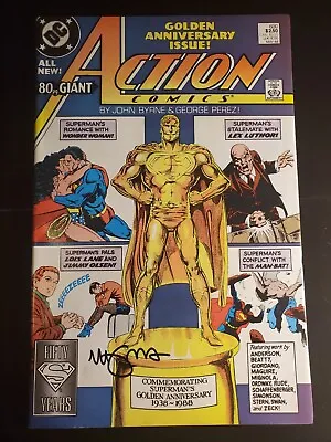 Buy Action Comics 600, DC, John Byrne - 50th Anniversary, Signed By Mike Mignola • 32.42£