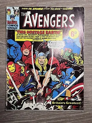 Buy The Avengers No 9 This Hostage Earth Nov 17th 1973 • 2.50£