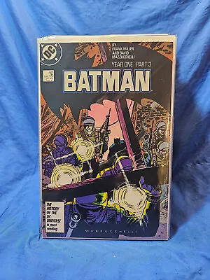 Buy Batman #406 Year One Frank Miller DC Comics 1987  VF+ • 7.90£