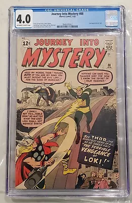 Buy Journey Into Mystery #88 CGC 4.0 2nd Appearance Loki Thor Disney+ MCU • 444.82£