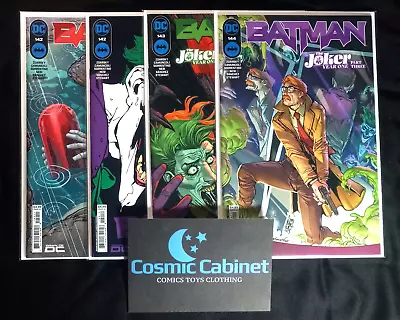 Buy Batman_#142-144A + 2nd Print_NM 9.4+_Joker Year One Full Set_2024_DC Comics_s1 • 28.14£