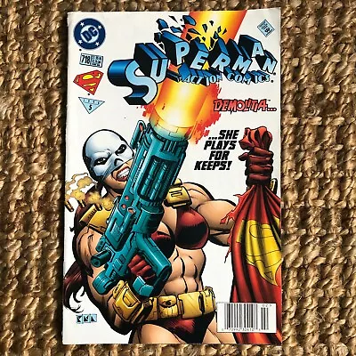 Buy DC Comics | ACTION COMICS #718 | 1996 1st APPEARANCE DEMOLITIA BLOODSPORT HOMAGE • 10.19£