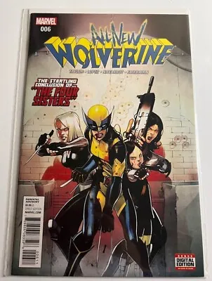 Buy All New Wolverine #6 Marvel 2016 1st Cover Appearance Of Gabby • 8.71£
