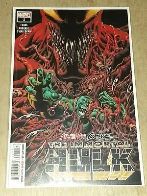 Buy Absolute Carnage Immortal Hulk #1 Nm+ (9.6 Or Better) December 2019 Marvel Comic • 7.99£