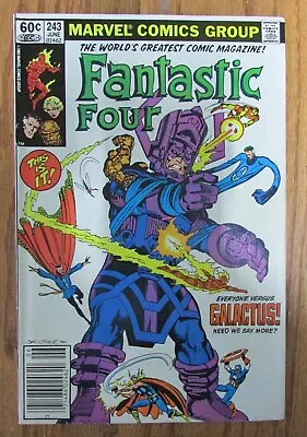 Buy Marvel Comic Book Fantastic Four #243 June 1982 60¢ • 7.96£