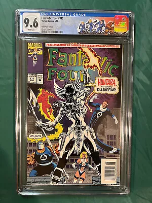 Buy Fantastic Four #377 1993 Marvel CGC 9.6 WP Custom Label Newsstand HTF New Slab! • 48.21£