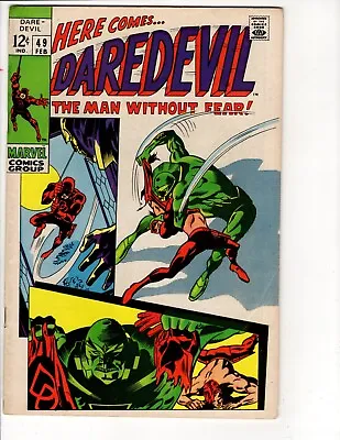 Buy Daredevil #49 - 1969(THIS BOOK HAS MINOR RESTORATION SEE DESCRIPTION) • 17.59£