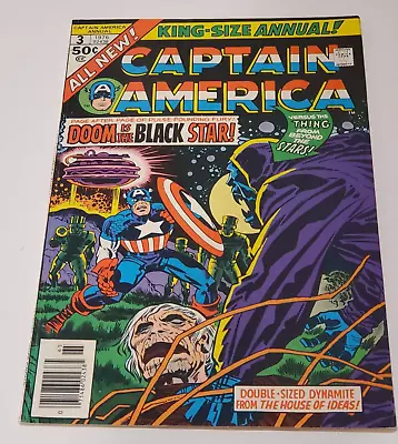 Buy Captain America Annual #3 (1976) All- New  Story By Jack Kirby Thing From Beyond • 11.89£