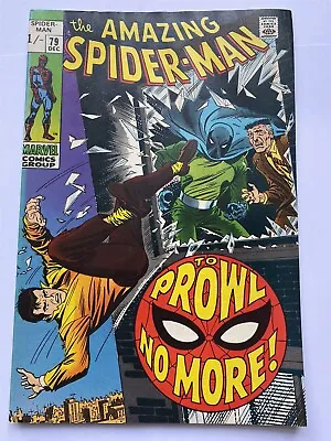 Buy AMAZING SPIDER-MAN #79 2nd Prowler Romita Silver Age Marvel 1969 FN • 44.95£