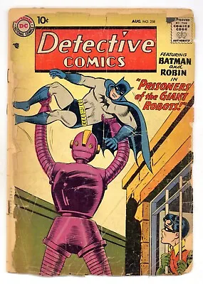 Buy Detective Comics 258 1st Robot Thor! Martian Manhunter Batman Robin 1958 DC J457 • 21.78£