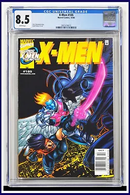 Buy X-Men #105 CGC Graded 8.5 Marvel October 2000 White Pages Comic Book. • 37.84£