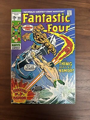 Buy Fantastic Four #103 FN+  At War With Atlantis!  John Romita Cvr, Sub-Mariner • 27.71£