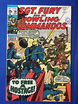 Buy Sgt. Fury And His Howling Commandos #80 VFN (8.0) MARVEL ( Vol 1 1970) (C) • 18£