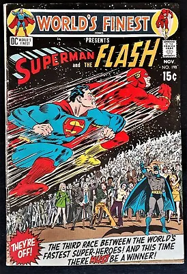 Buy World's Finest Comics #198 (DC 1970) KEY / 3rd Race, Superman, The Flash / VF+ • 61.12£