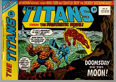 Buy The Titans 41 July 1976 Marvel Comics UK 9p • 0.99£