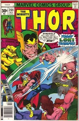 Buy The Mighty Thor Comic Book #264 Marvel Comics 1977 FINE+ • 3.81£
