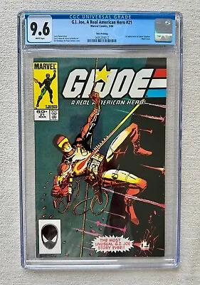 Buy G.I. Joe A Real American Hero (1982) #21 CGC 9.6  1st Storm Shadow Third Print • 394.36£