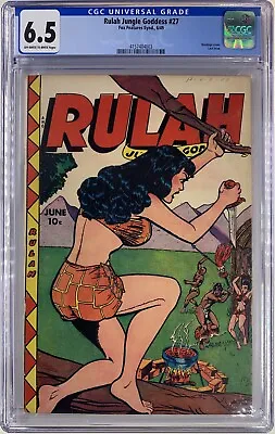 Buy RULAH #27 CGC 6.5 (Just 1 Higher!) GGA Last Issue 1949 Fox, Bondage/Torture CVR • 1,329.60£