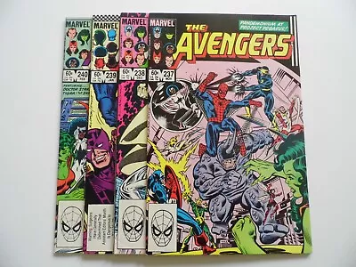 Buy Marvel  Avengers Bronze Age 4 Issue Bundle/Run 237,238,239,240 Mixed Grades • 19.50£