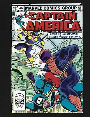 Buy Captain America #282 VF- 1st Jack Monroe/Bucky As Nomad Spider-Woman Nick Fury • 13.59£
