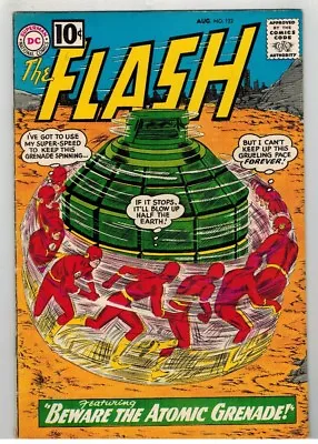 Buy THE FLASH #122 - ORIGIN & 1st APP OF THE TOP - INFANTINO ART & COVER - DC/1961 • 200.15£