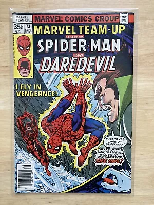Buy Marvel Team-Up (1972) Issue #73 Spider-Man Daredevil • 3.20£