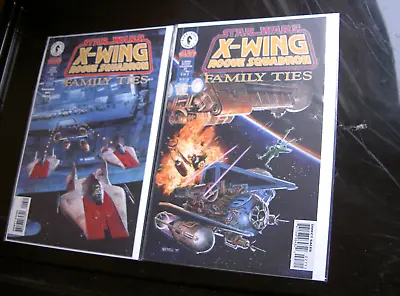 Buy Star Wars Comic Set X-wing Rogue Squadron Family Ties 1 2 • 29.99£