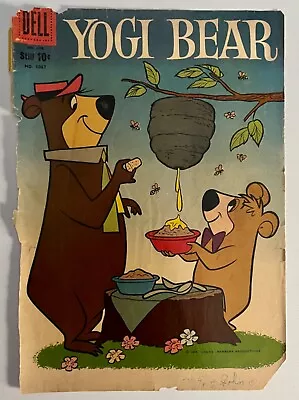 Buy Four Color #1067 Yogi Bear(#1)  Comic Book Poor Condition Detached Cover • 2.21£