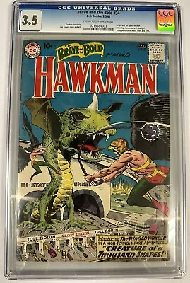 Buy Brave And The Bold #34 - Origin And 1st Appearance Of Silver Age Hawkman • 393.20£