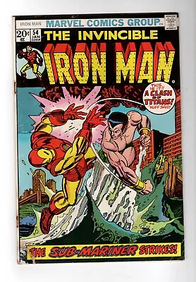 Buy Iron Man #54, VG- 3.5, 1st Appearance Moondragon; Namor • 33.37£