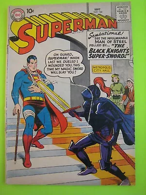 Buy Superman #124  Sept, 1958   BLACK KNIGHT    Vg • 46.57£