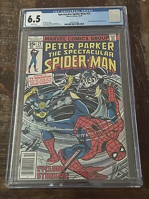 Buy Spectacular Spider-Man #23 10/78 CGC 6.5 WHITE Pages • 39.83£