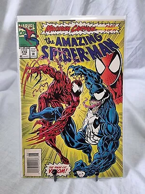Buy The Amazing Spider-Man #378 Maximum Carnage Part 3 Of 14 Marvel Comics • 11.99£