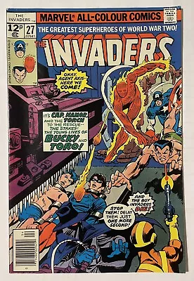 Buy Invaders #27. Apr 1978. Marvel. Fn/vf. Captain America. Human Torch. Sub-mariner • 6.50£