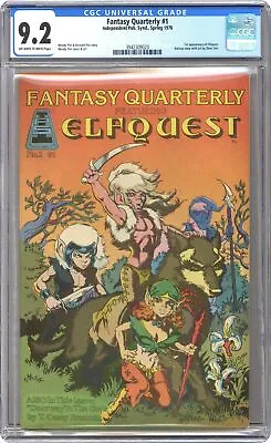 Buy Fantasy Quarterly Featuring Elfquest #1 CGC 9.2 1978 3942309020 1st Elfquest • 418.86£