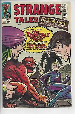 Buy Strange Tales #129 F+(6.5) 1965 Great Kirby Cover - Dr Strange By Ditko • 63.25£