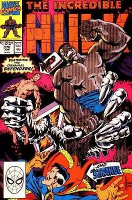 Buy Incredible Hulk (1962) # 370 (7.0-FVF) Dr. Strange, Namor 1990 • 6.30£