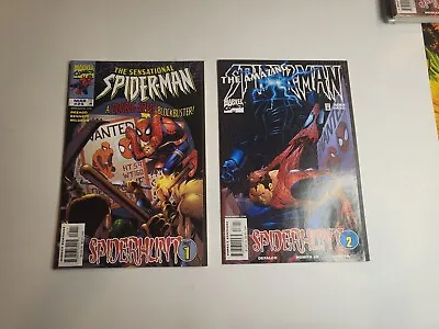 Buy Sensational Spider-Man #25 & Amazing Spider-Man #432, Spiderhunt, Marvel 1998 NM • 6.31£