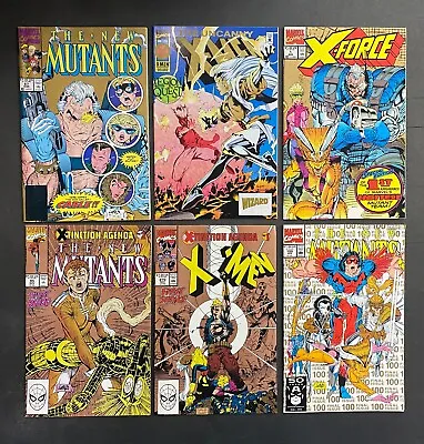 Buy X-Men New Mutants Uncanny X-Force X-Factor 2nd Printing Gold Variant Lot Of 11 • 36.13£